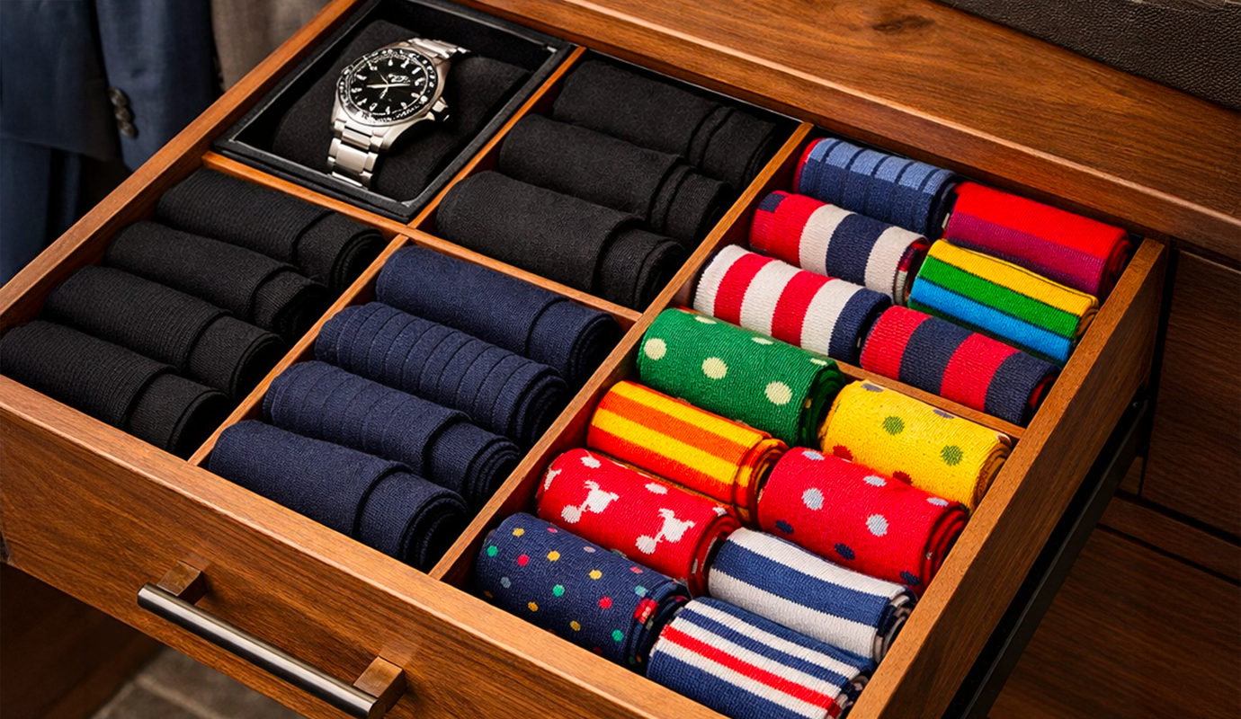 Chaussettes noires vs chaussettes colorées : comment faire le bon choix au quotidien ?