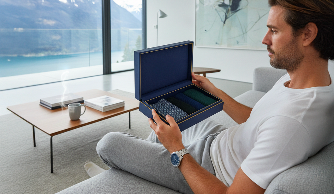 Livraison à domicile d’un abonnement boxers et chaussettes undy.ch permettant de gagner du temps en Suisse